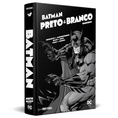 Omnibus : Batman : Preto & Branco *contra-capa danificada na parte de trás mas livro em bom estado*