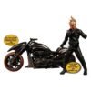 Mezco : Ghost Rider & Hell Cycle : Ghost Rider Action Figure & Vehicle w/ Sound & Light Up 1/12